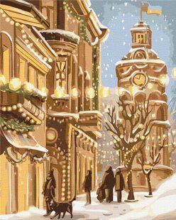 Картина за номерами Зимова Вінниця &copy; Лазаренко Олена, 40х50 см, Brushme