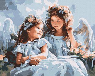 Картина за номерами Ангели, 40x50 см, Brushme