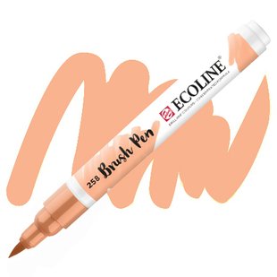 Пензель-ручка Ecoline Brushpen (258), Абрикосовий, Royal Talens