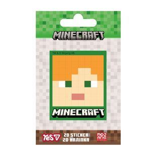 Наліпка 2D Yes Minecraft Alex