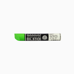 Фарба олійна у формі пастелі Sennelier Oil Stick, 38 мл, S1, яскраво-жовто-зелений, Bright Yellow Green