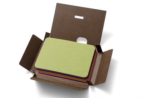 Набір листівок для графіки HAIKU, 10,6x14,7 см, 630 г/м², 11 аркушів, в коробці, 5 кольорів, Smiltainis