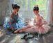 Картина за номерами Балерини з кошеням, 40х50 см, Brushme BS51984 зображення 1 з 2
