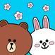 Картина по номерам Line Friends Браун и Кони, 25х25 см, холст цветной, Santi 4823091922381 фото 1 с 3