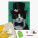 Алмазна мозаика Котик джентельмен ©Lucia Heffernan, 40x50 см, Brushme DBS1207 фото 2 с 2