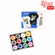 Набір фарб для розпису тканини ROSA TALENT, 12 кольорів 20 мл 4823098506195 зображення 3 з 4