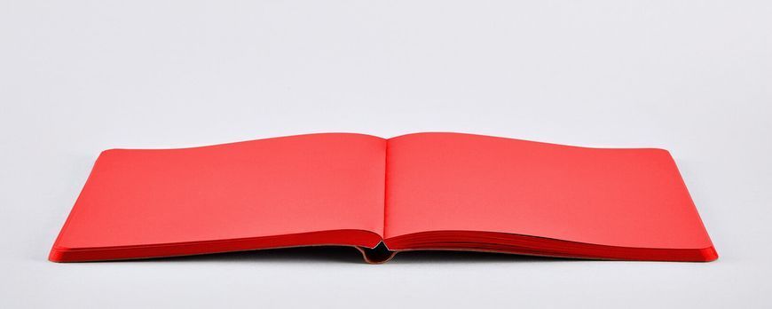 Блокнот Not White L Light, Red, 16,5х22 см, 120 г/м&sup2;, 88 аркушів, Nuuna