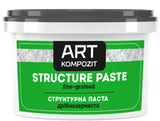 Паста структурная ART Kompozit мелкозернистая, белая, 1 л