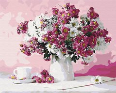 Картина за номерами Натюрморт в рожевих тонах, 40x50 см, Brushme