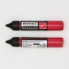 Лінер акриловий Abstract 3D, 27 мл, Кадмій червоний світлий, Sennelier