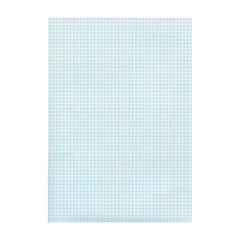 Бумага с рисунком Клетка, 21х31 см, 200г/м², двусторонняя, голубая, Heyda