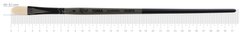 Кисть Terra 1608FR, №6, cинтетика, овальная, длинная ручка, Rosa