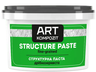 Паста структурна ART Kompozit дрібнозерниста, біла, 1 л