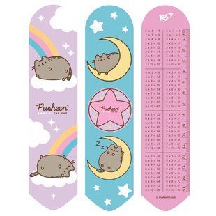 Закладка 2D Pusheen rainbow, 4,5х19 см, Yes