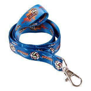 Лента для бейджа с карабином Football, 1,5х90 см, Yes