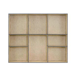 Заготовка для Shadow Box №02, 30х5х25 см, МДФ, Fabrika Decoru