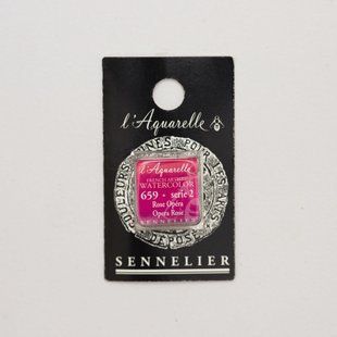 Акварельная краска Sennelier, полукювета, S2, Розовая опера, Opera Rose
