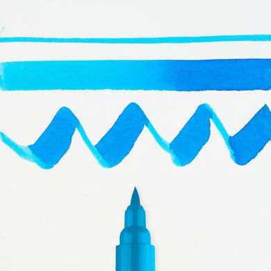 Пензель-ручка Ecoline Brushpen (578), Небесно-блакитна, Royal Talens