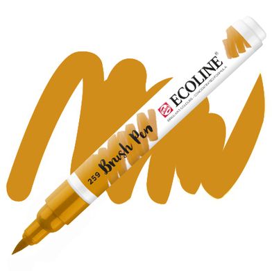 Кисть-ручка Ecoline Brushpen (259), Желтый песочный, Royal Talens