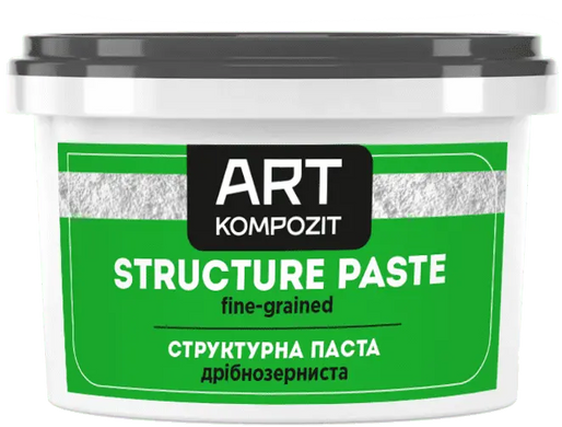 Паста структурная ART Kompozit мелкозернистая, белая, 1 л