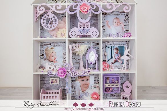 Заготовка для Shadow Box №02, 30х5х25 см, МДФ, Fabrika Decoru