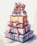 Картина по номерам Гора подарков, 40х50 см, Brushme