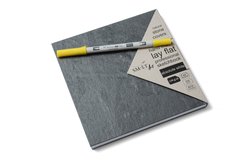 Блокнот для эскизов PRO Stonebook, 19,5x19,5 см, 150 г/м2, 64 листа, белый, гладкая, Smiltainis