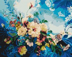 Картина за номерами Квіти блакиті ©Anna Steshenko, 40х50 см, Brushme