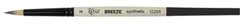 Пензель Breeze 1226R, №2, cинтетика, круглий, коротка ручка, Rosa