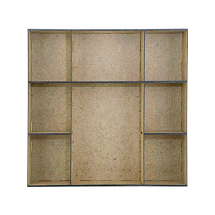 Заготовка для Shadow Box №03, 30х5х30 см, МДФ, Fabrika Decoru