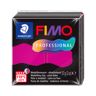 Полимерная глина Fimo Professional, маджента, 57 г, Fimo