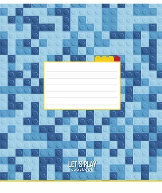 Тетрадь ученическая, 18 листов, в клетку, ВД-лак, Let's Play, Star