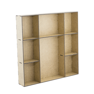 Заготовка для Shadow Box №03, 30х5х30 см, МДФ, Fabrika Decoru