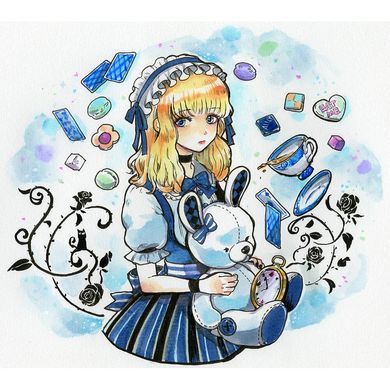 Брашпен ZIG Cartoonist brush pen №22, чорний, Kuretake