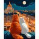 Картина за номерами SANTI Коти на даху, 40x50 см, LED підсвітка 4823091924392 зображення 1 з 7