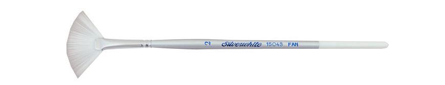 Пензель Silver Brush Silverwhite 1504S синтетика віяло №2