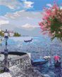 Картина за номерами Старовинний сад біля моря 2, 40x50 см, Brushme