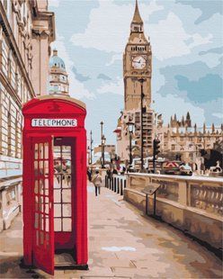 Картина по номерам Символы Лондона, 40x50 см, Brushme