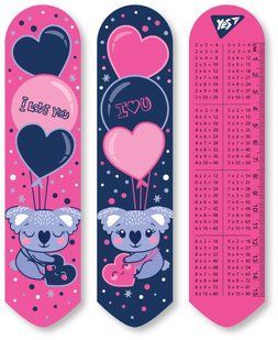 Закладинка 2D Hi, koala!, 4,5х19 см, Yes