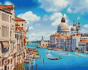 Алмазная мозаика Каналы Венеции, 40x50 см, Brushme