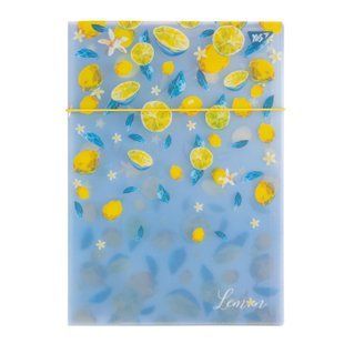 Папка-уголок Lemon, А4, 22х31 см, пластиковая, на резинке, Yes