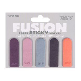 Бумажные индексы Yes Fusion, 48x15 мм, 100 шт, 5x20