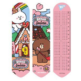 Закладка 2D Line Friends heroes, 4,5х19 см, Yes