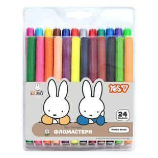 Фломастеры Yes Miffy, 24 цвета