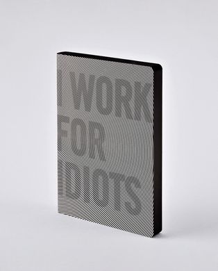 Блокнот Graphic L, I Work For Idiots, 16,5х22 см, 120 г/м², 128 листов, Nuuna