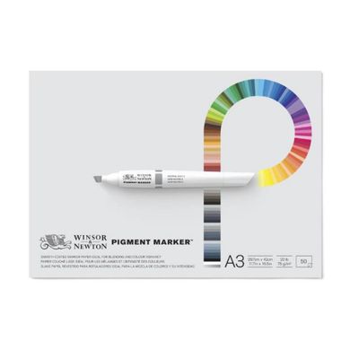 Альбом-склейка для маркерів Pigment marker, A3, 29,7х42 см, 50 аркушів, Winsor&Newton