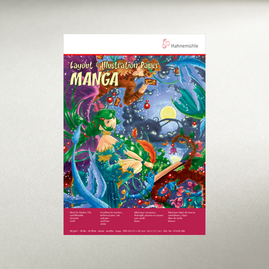Альбом-склейка Manga Layout & Illustration А4, 21х29,7 см, 80 г/м², 40 листов, Hahnemuhle