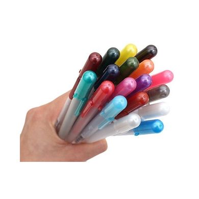 Ручка гелевая, GLAZE 3D-ROLLER, Чорний, Sakura