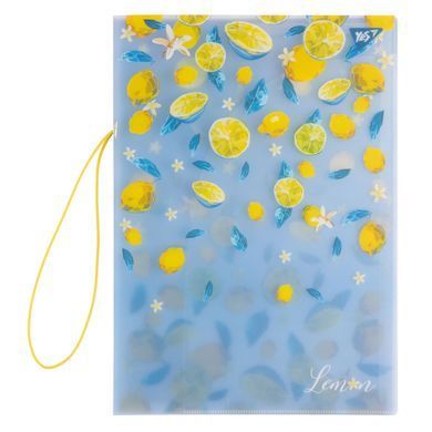 Папка-уголок Lemon, А4, 22х31 см, пластиковая, на резинке, Yes