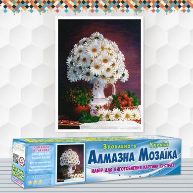 Алмазна вишивка Чашечки 40х50 см
